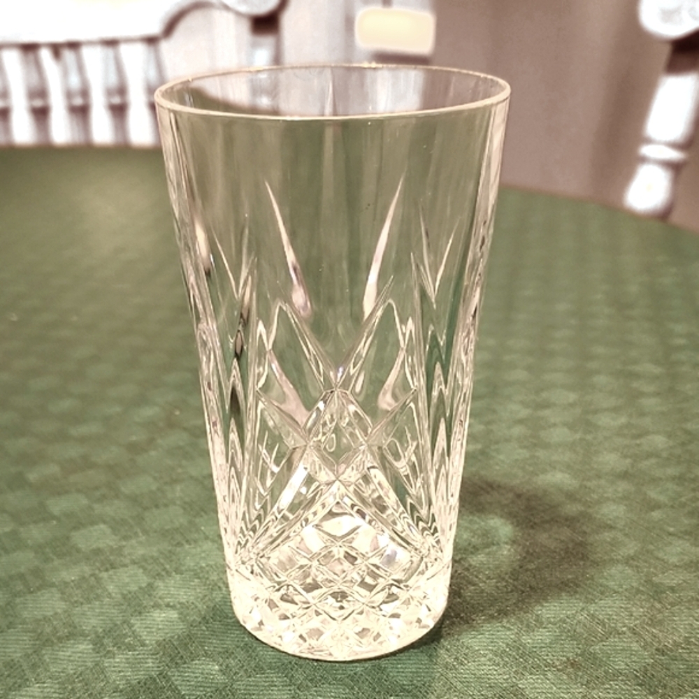 Massent Style by St.Louis HI-Ball Crystal Glass Tumbler 12 oz Beveled Cut